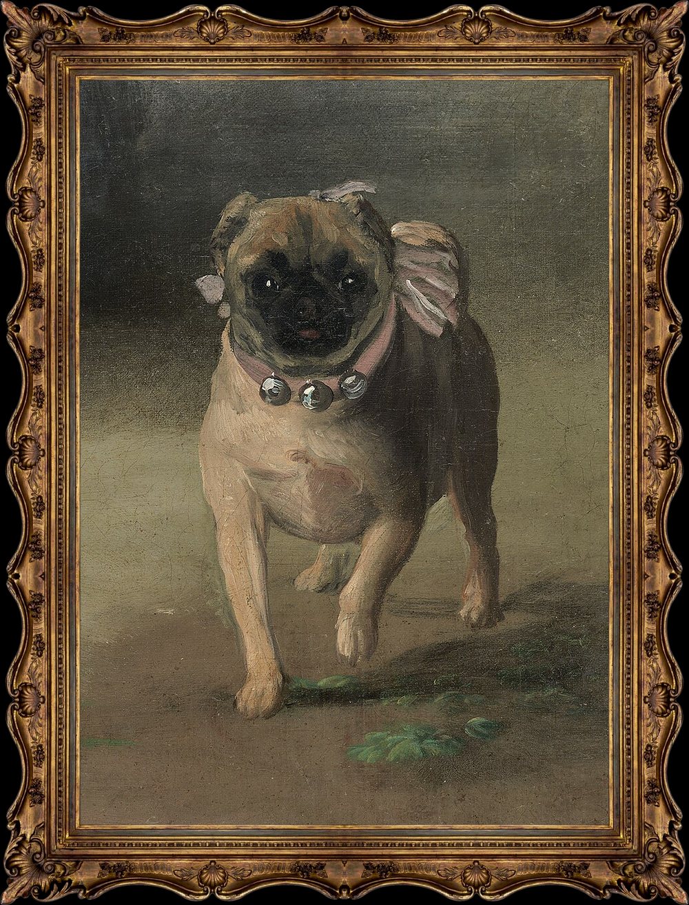 The Grand Pug close-up artwork
