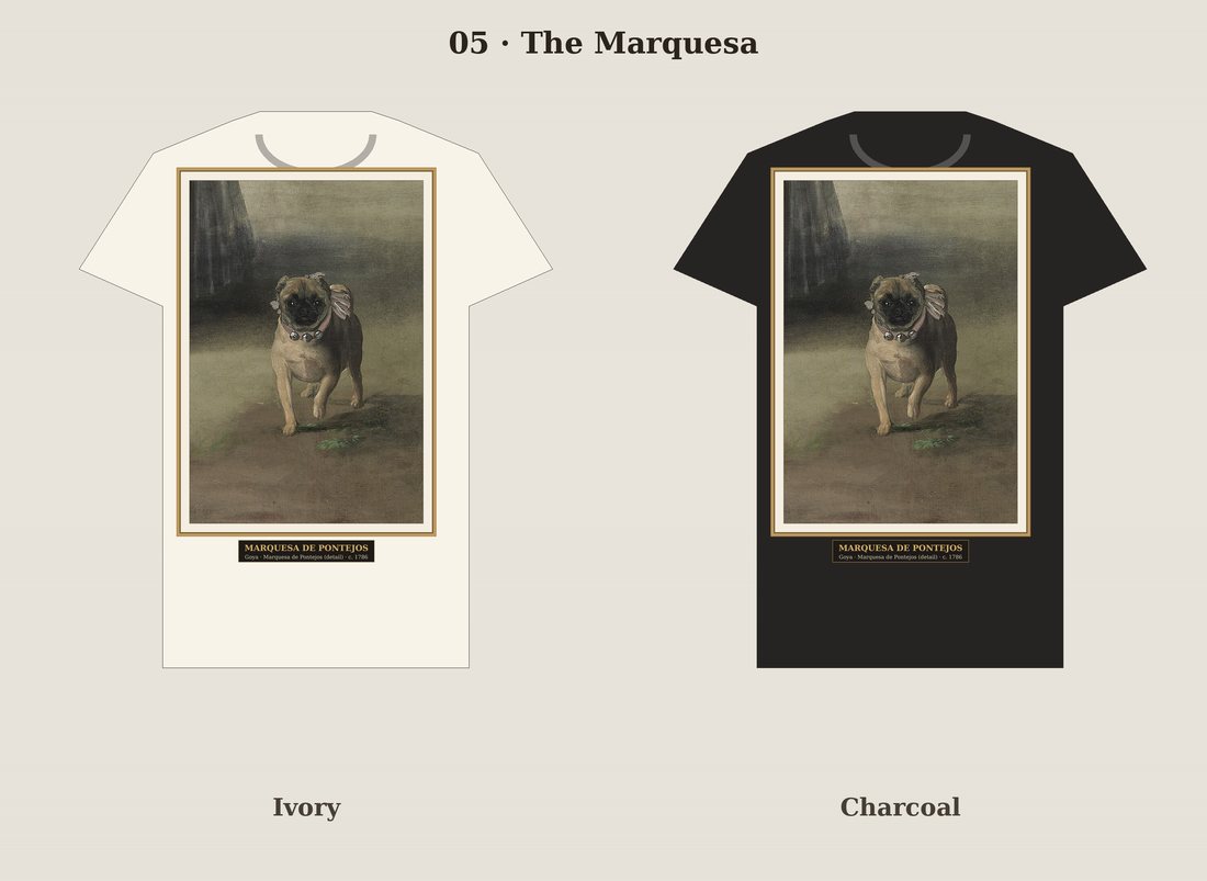Marquesa de Pontejos t-shirt mockup